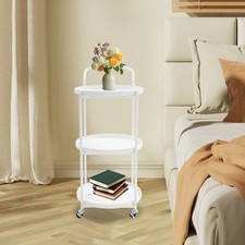 Metal Frame Serving Cart for