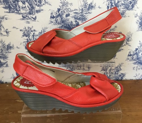 Fly london yakin red - yakin, leather