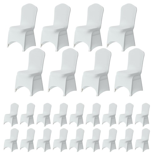 100pcs white chair - chair, covers