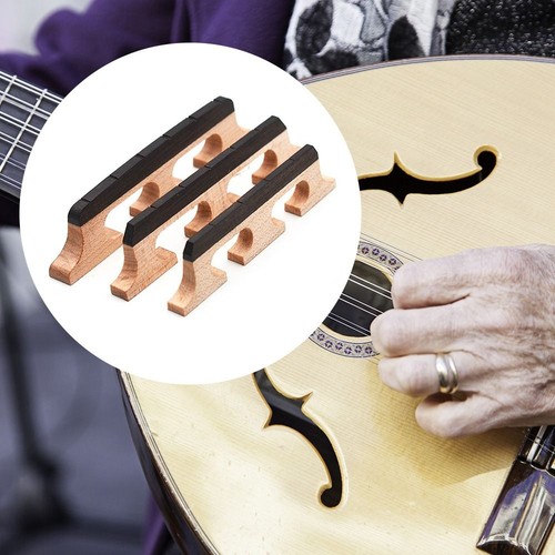 Wooden banjo bridge parts - wooden,