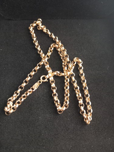 9ct yellow gold - , chain