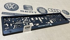 Volkswagen Classic Wolfsburg Show Number License Plate Holder Surround OEM Gift