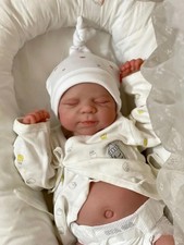 Zero pam Reborn Dolls Full Silicone Baby 45CM Realistic Baby Doll, Anatomically