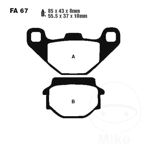 Ebc brake pads - pads, sintered