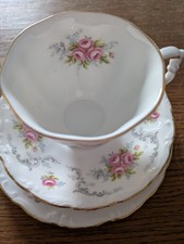 Royal Albert TRANQUILITY Trio Bone China Teacup Saucer Side Plate