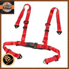 Red Seat Belt Racing Harness 4