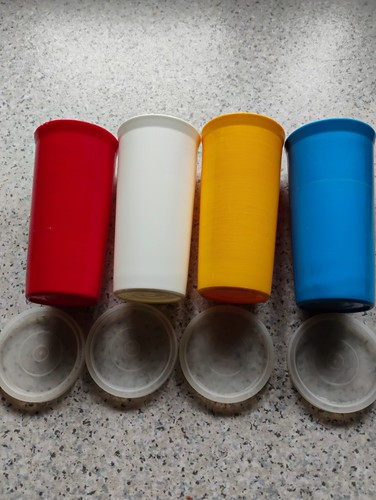 Vintage tupperware beakers - vintage,