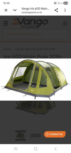 Vango iris 600 person - 600, family
