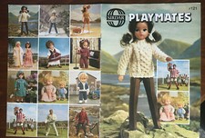 Sirdar Playmates KNITTING PATTERN 13 doll clothes fashion + toddler outfits F121
