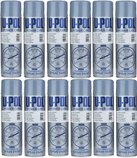 12 x Upol Grey High Build Primer Filler Power Can 500ml Spray Aerosol PCPG/AL