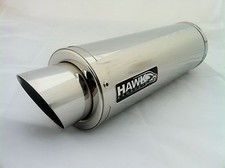 Hawk - Suzuki GSXR 750 L1 2011- Stainless Steel GP Road Legal Race Exhaust Can