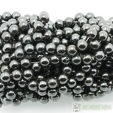 Natural MAGNETIC Hematite Gemstones Round Beads 4mm 5mm 6mm 8mm 10mm 12mm 16"