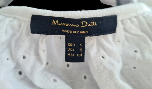 Massimo dutti white bouclé - white,