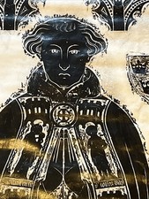 Large Brass Rubbing-Paper-Man