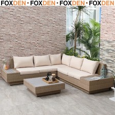 4 Pieces Rattan Garden