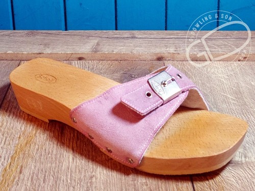 Scholl wooden mule sandals - mule,