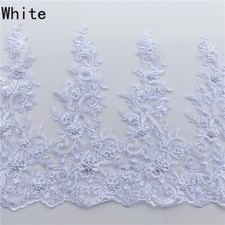 90cm Lace Trim Embroidered
