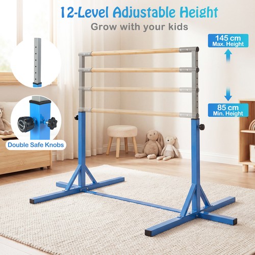 Gymnastics bar adjustable - bar,