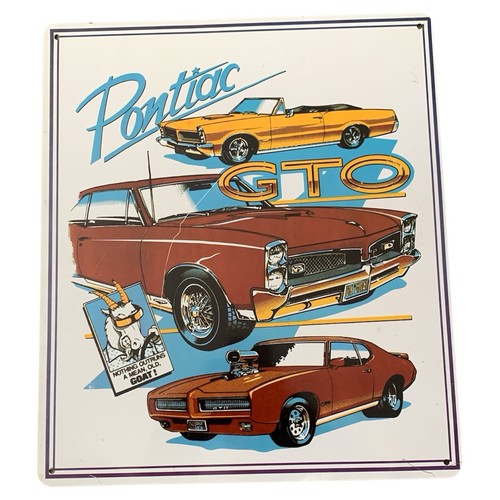Pontiac gto metal sign 14 - gto, 16
