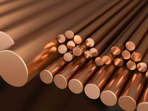 Copper round bar - rod, 2mm