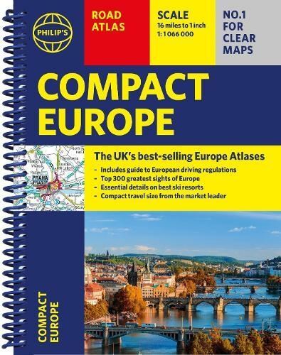 Philip compact atlas europe - philip's,