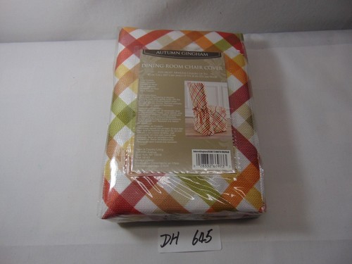 Autumn gingham dining room - gingham,