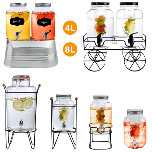 Glass vintage beverage - 4l/8l,