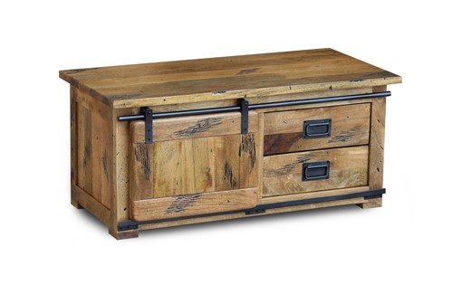 Mango wood coffee table - table, tv