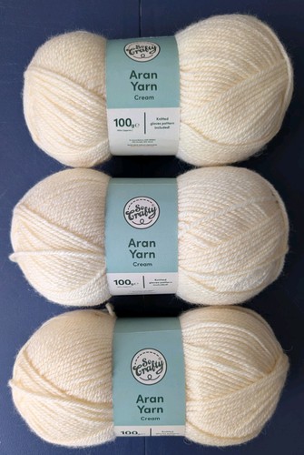 Cream 100g balls - x, yarn