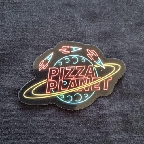 Pizza planet neon - pizza,