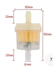 Universal Inline Fuel Filter With Magnet