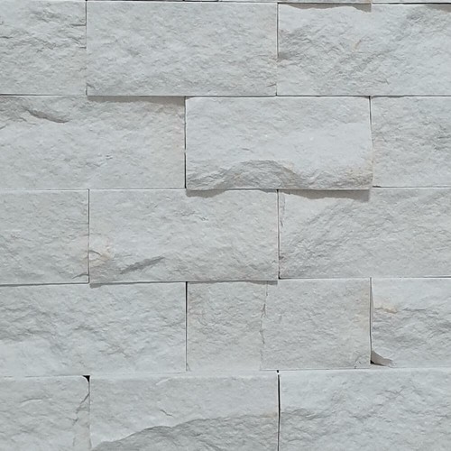 Limra white limestone split - white,