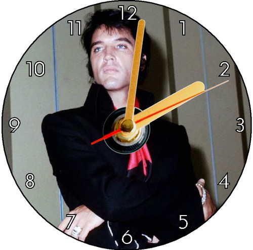 Elvis presley clock press - -,