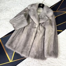 Gray Sapphire Mink Real Fur