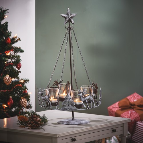 Christmas tree and reindeer - tree,