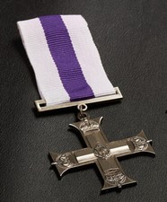 Full Size Replica Military Cross Medal & Ribbon. Award/Decoration/Gallantry