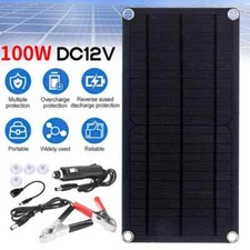 100W Solar Panel Set Kit