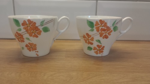Two shelley tea cups - two,