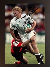 Lewis Moody - England Rugby Word Cup 2003 Hand-Signed 12x8 Photograph