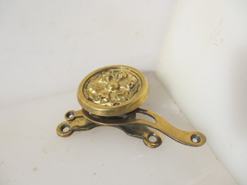 Victorian brass servant bell - victorian,