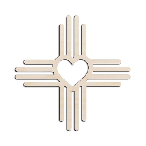 Zia heart laser cut - zia,
