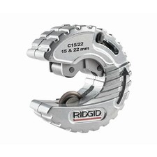 RIDGID 2 in 1 15mm / 22mm C-Style Plumbers Copper Pipe Tube Cutter Slice 57018