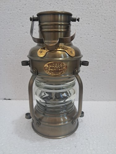 Maritime brass oil lantern - oil,
