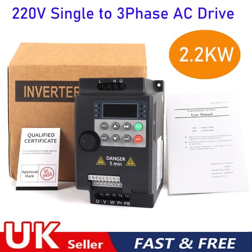 2kw 3hp 220v - 220v, variable