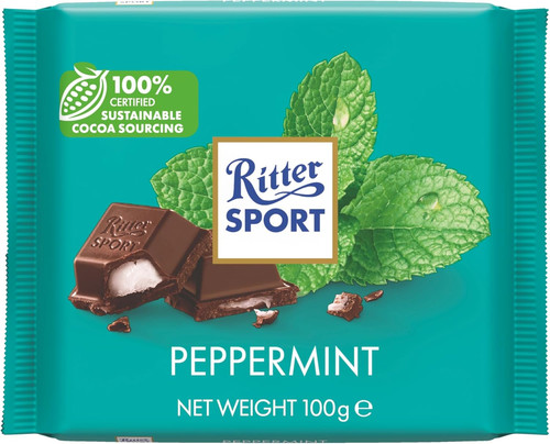 Ritter sport peppermint dark - peppermint,