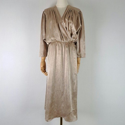 Vintage 80s gold silky - gold,
