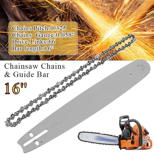 Chainsaw guide bar - 16", and