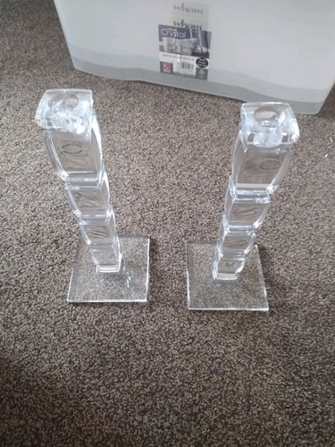 Pair clear crystal - of,