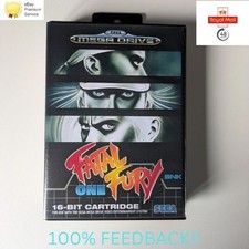 Fatal Fury One Sega Mega Drive Sega Genesis Boxed Game Retro Heaven