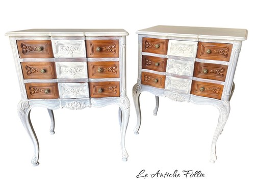 Pair vintage shabby chic - vintage,